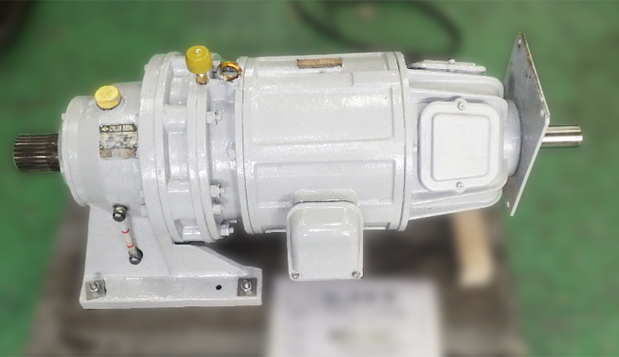 サイクロ減速機付き　巻線型モーター 整備後